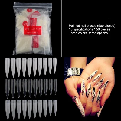 Faux ongles artificiels pour conseils d'ongles en acrylique en gros